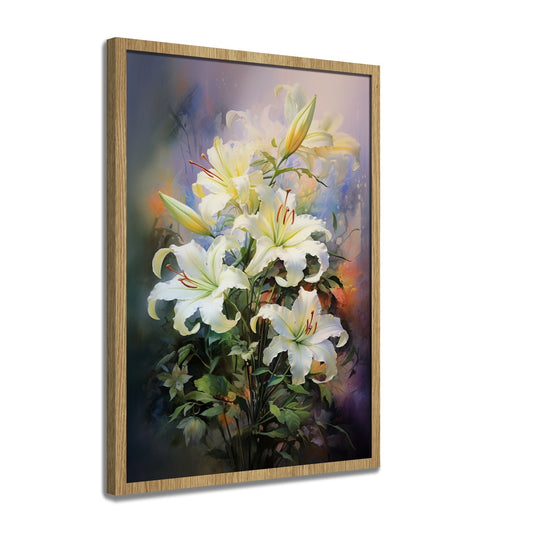 Bouquet Of White Lilies Swadesh Art Studio