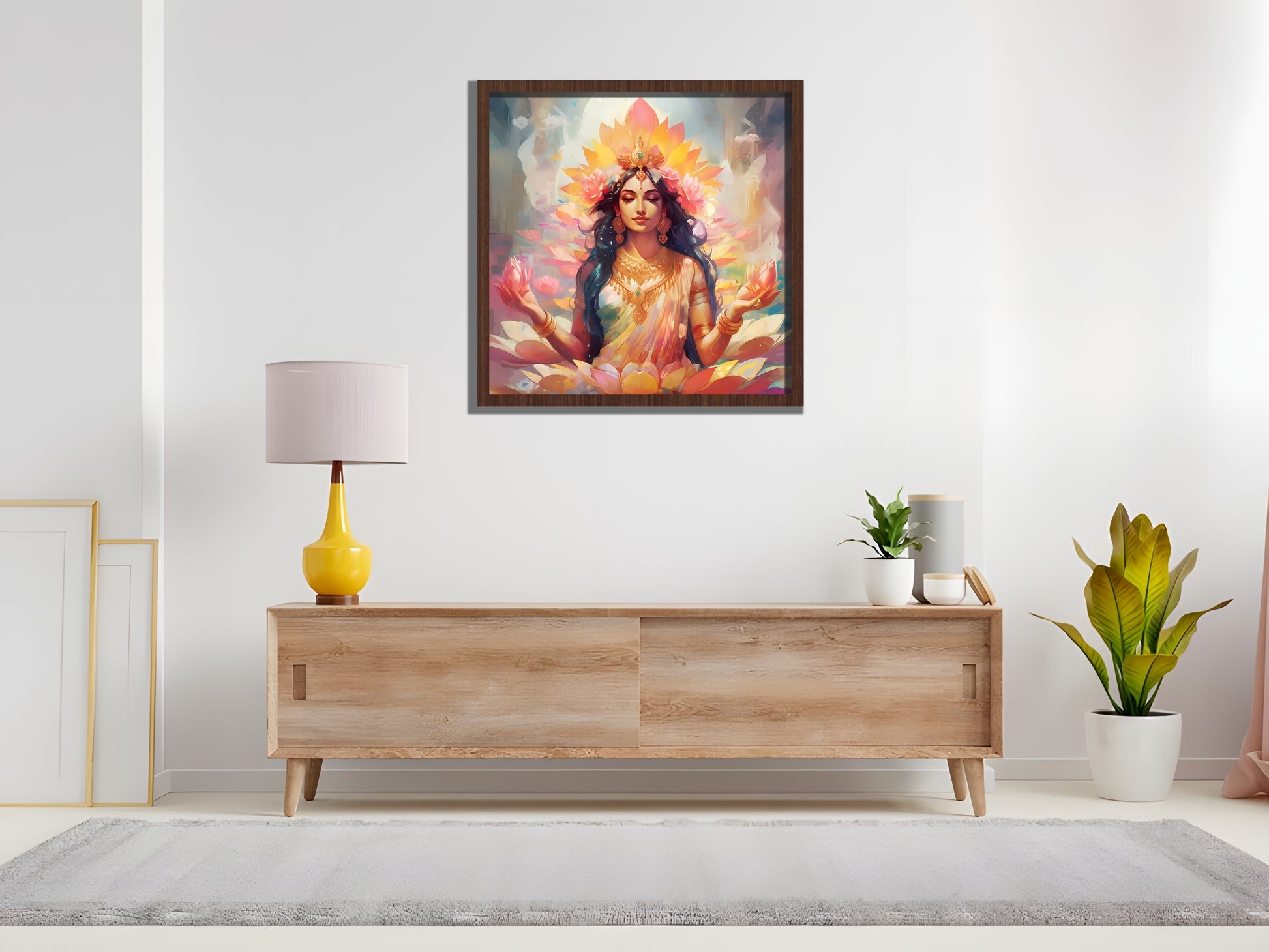 Goddess Lakshmi 1 Swadesh Art Studio