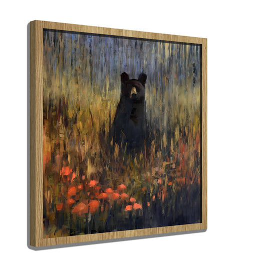 Wild Bear In The Field Swadesh Art Studio