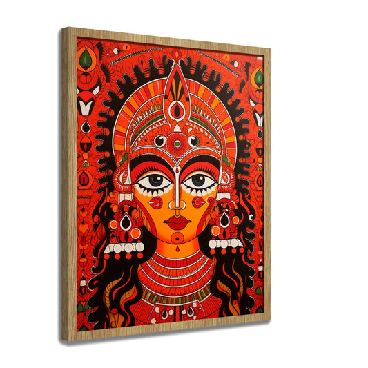 Vibrant Portrait Of A Woman Swadesh Art Studio