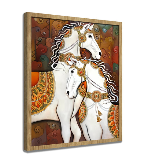 Ethereal Horses Swadesh Art Studio