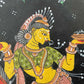 Krishna with Gopi pattchitra painting wallart.love