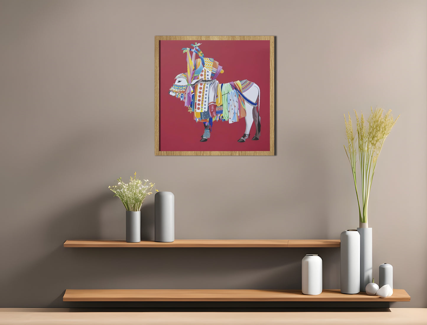 Colorful Horse Parade Swadesh Art Studio