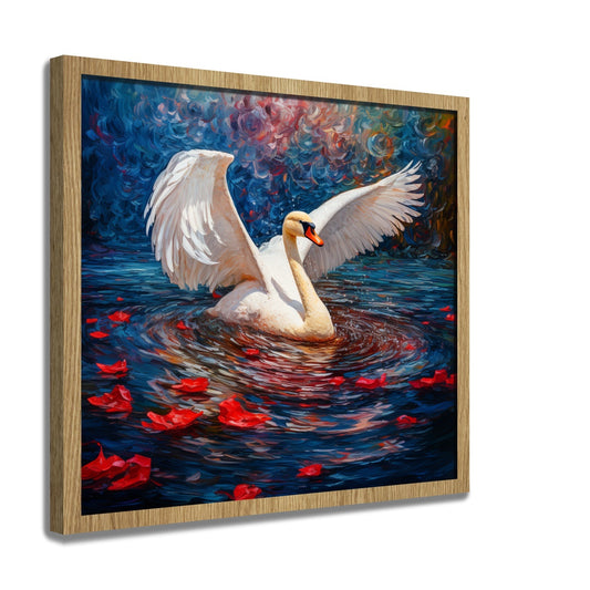 Swan In Bloom Swadesh Art Studio
