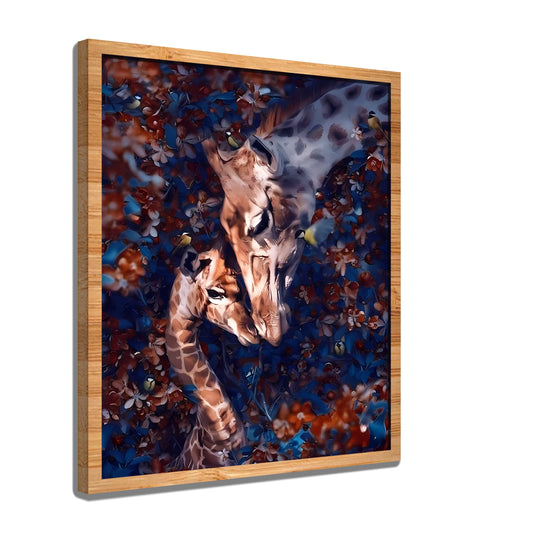 Giraffe Embrace Swadesh Art Studio
