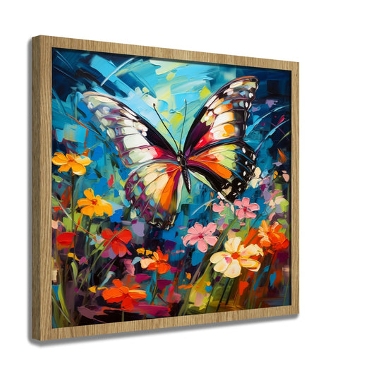 Butterfly In The Garden Swadesh Art Studio