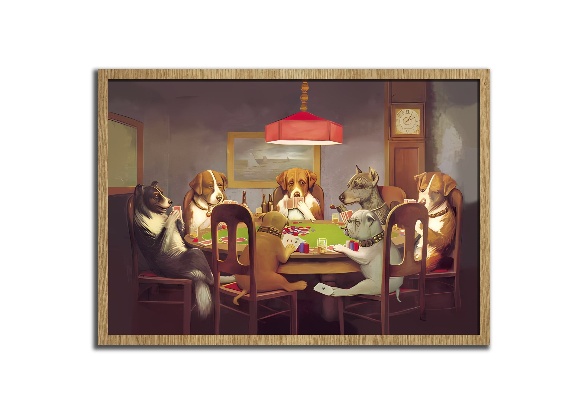 Dogs' Poker Night Swadesh Art Studio