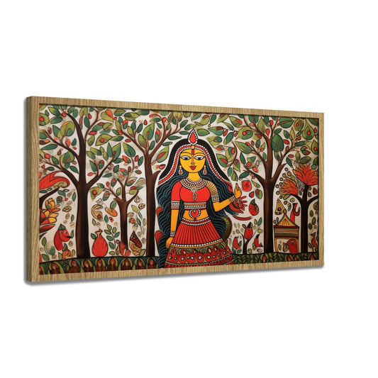 Indian Woman In Traditional Clothing Swadesh Art Studio