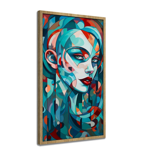 Blue-Faced Woman Swadesh Art Studio